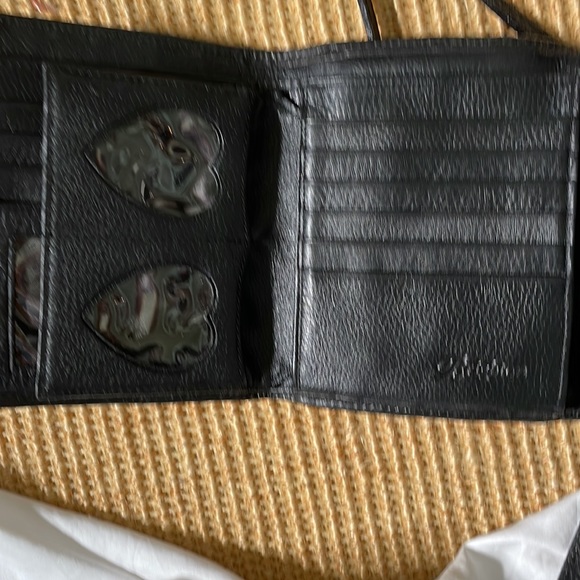 Brighton crossbody croc/ pebbled leather EUC wallet - Picture 2 of 3